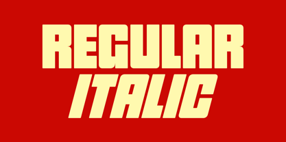 Denonea Racing Italic Font Poster 5