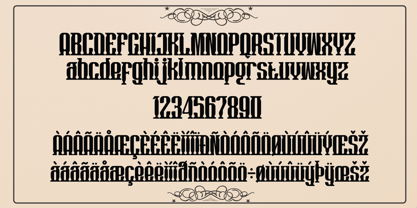 Castle Hunter Font Poster 10