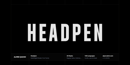 Headpen Font Poster 1