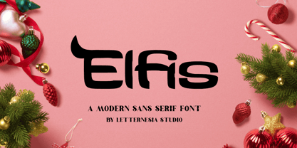 Elfis Font Poster 1