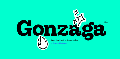 Gonzaga Font Poster 7
