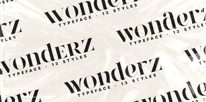 Wonderz Font Poster 1