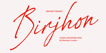 MC Birjhon Font Poster 1