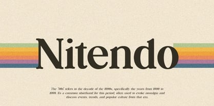 Jukeboxrewind Font Poster 2