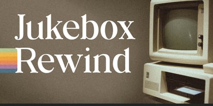 Jukeboxrewind Font Poster 1