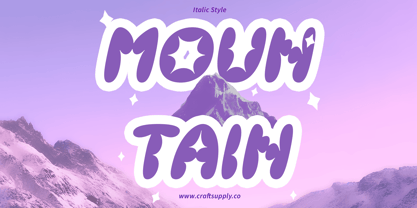 Chalen Font Poster 2