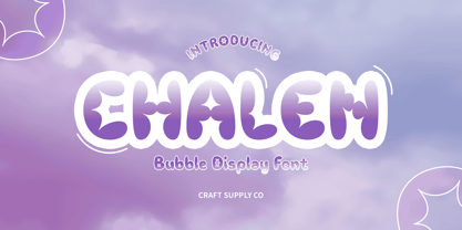 Chalen Font Poster 1