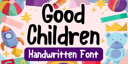 Good Children Font Poster 1