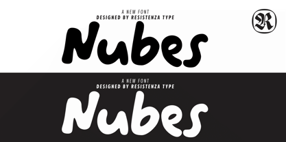 Nubes Font Poster 1