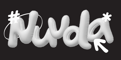 Nubes Font Poster 10