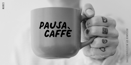 Nubes Font Poster 11