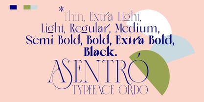 Asentro Font Poster 11