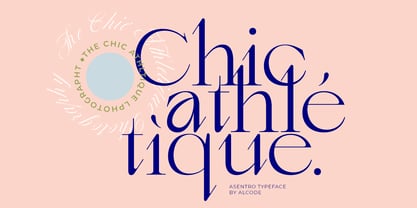 Asentro Font Poster 1