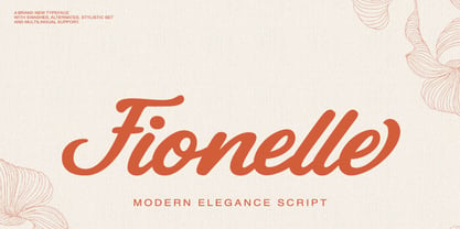 Fionelle Font Poster 1