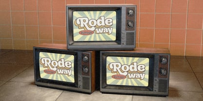Retro Way Font Poster 5