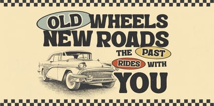 Retro Way Font Poster 15