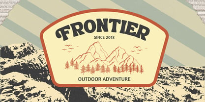 Retro Way Font Poster 8