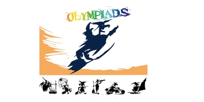 Witches at the Olympiads Font Poster 8