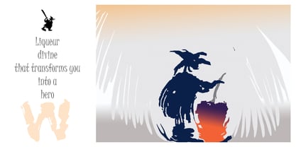 Witches at the Olympiads Font Poster 4
