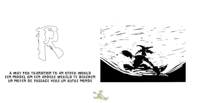 Witches at the Olympiads Font Poster 7