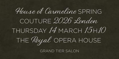 Carmeline Font Poster 5