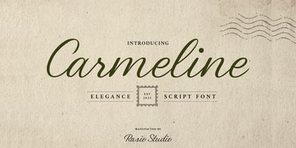 Carmeline Font Poster 1