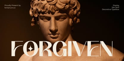 FM Forgiven Font Poster 2