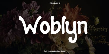 Woblyn Font Poster 1