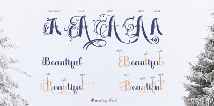 Brasstape Font Poster 2