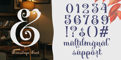 Brasstape Font Poster 6