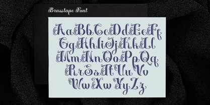 Brasstape Font Poster 4