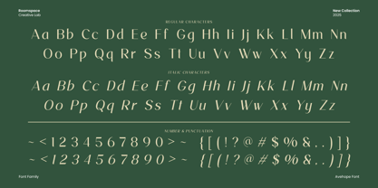 Avehope Font Poster 10