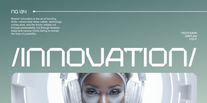 Neothopia Font Poster 4