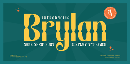 Brylan Font Poster 1
