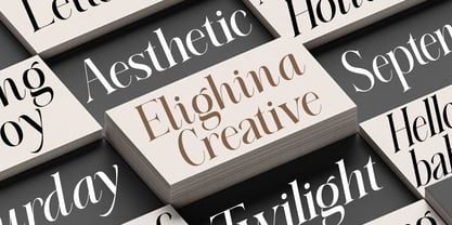 Elighina Solide Font Poster 5