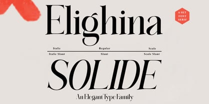Elighina Solide Font Poster 1