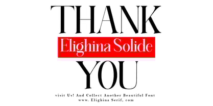 Elighina Solide Font Poster 15