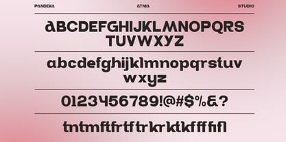 Atnia Font Poster 9