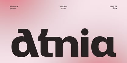 Atnia Font Poster 1