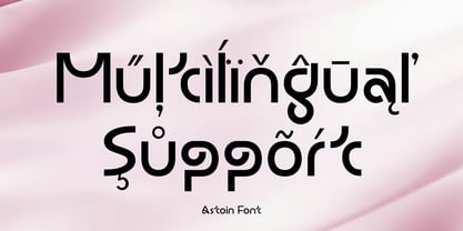 Astoin Font Poster 7