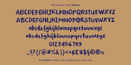 MN Rastone Talles Font Poster 7