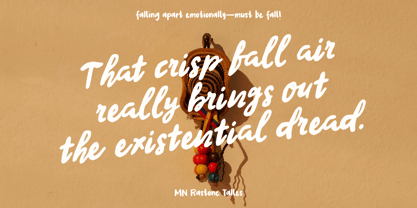 MN Rastone Talles Font Poster 3