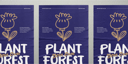 MN Rastone Talles Font Poster 13