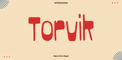 Torvik Font Poster 1