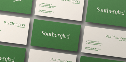 Gold Bachelor Font Poster 5