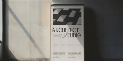 Gold Bachelor Font Poster 11