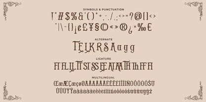 Oaklyn Font Poster 6