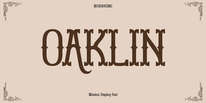 Oaklyn Font Poster 1