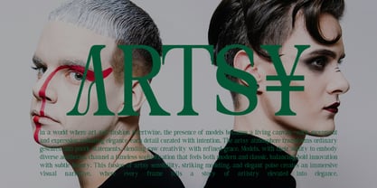 The Foriene Serif Font Poster 14
