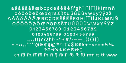 BT Kommod Font Poster 2